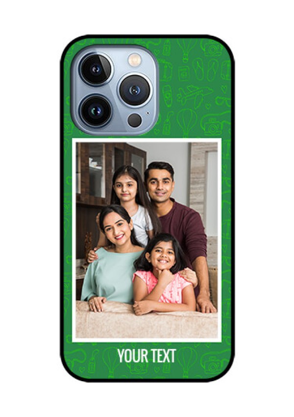iPhone 13 Pro Personalized Glass Phone Case - Picture Upload Design