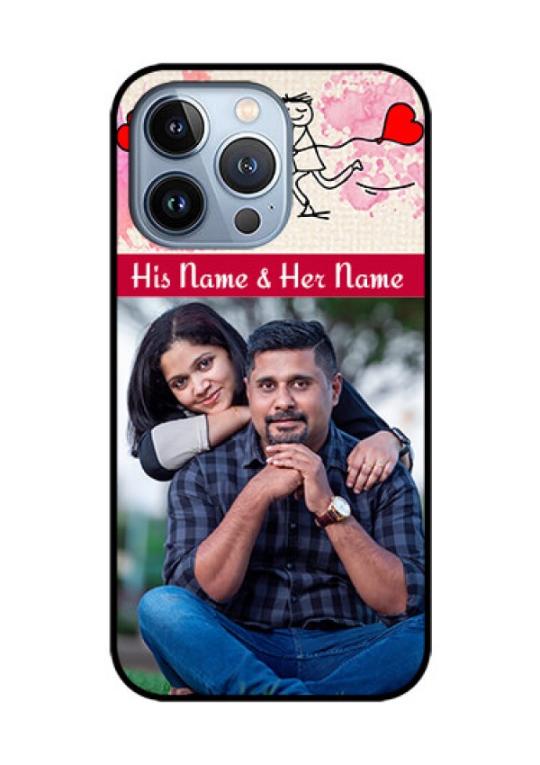 iPhone 13 Pro Photo Printing on Glass Case - You and Me Case Design