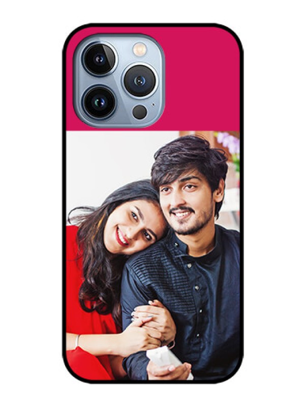 Custom iPhone 13 Pro Custom Glass Mobile Case - Anniversary Cover Design