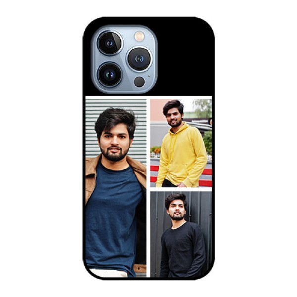iPhone 13 Pro Photo Printing on Glass Case - Upload Multiple Picture Design