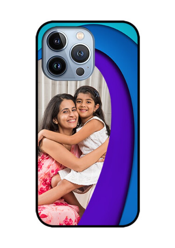 iPhone 13 Pro Photo Printing on Glass Case - Simple Pattern Design