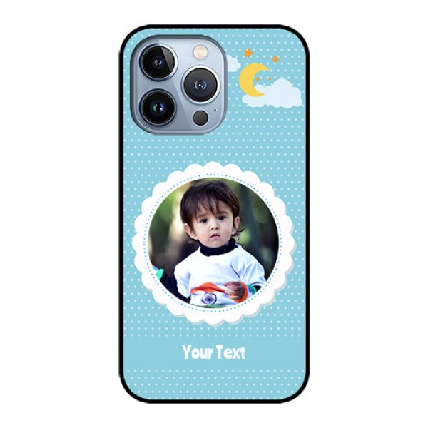 iPhone 13 Pro Personalised Glass Phone Case - Violet Pattern Design iPhone 13 Pro Personalised Glass Phone Case - Violet Pattern Design