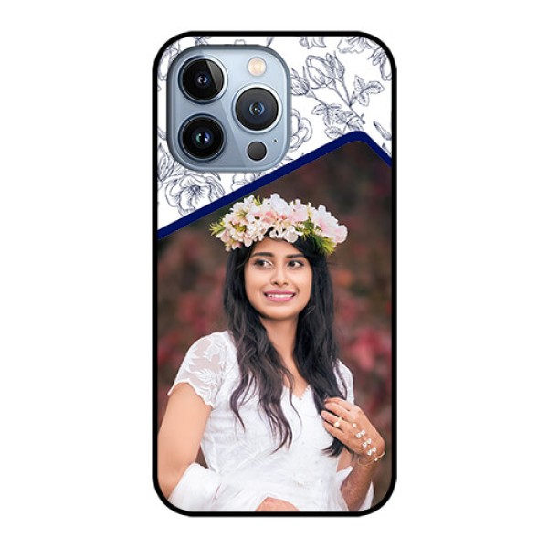 iPhone 13 Pro Personalized Glass Phone Case - Premium Floral Design iPhone 13 Pro Personalized Glass Phone Case - Premium Floral Design
