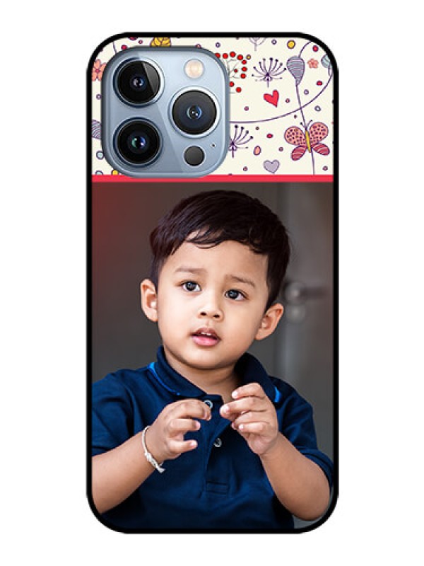 Custom iPhone 13 Pro Custom Glass Mobile Case - Premium Floral Design