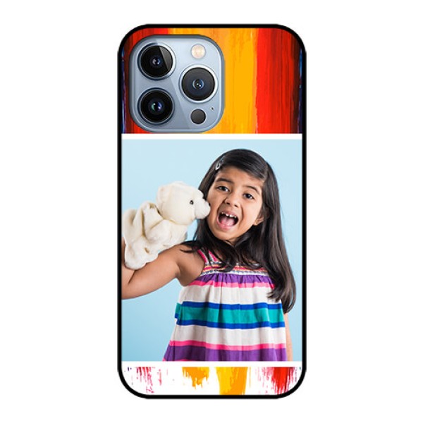 iPhone 13 Pro Personalized Glass Phone Case - Multi Color Design