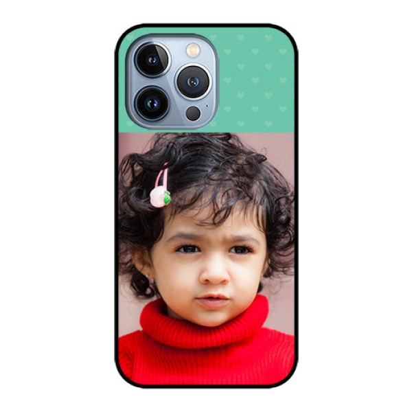 iPhone 13 Pro Custom Glass Phone Case - Lovers Picture Design