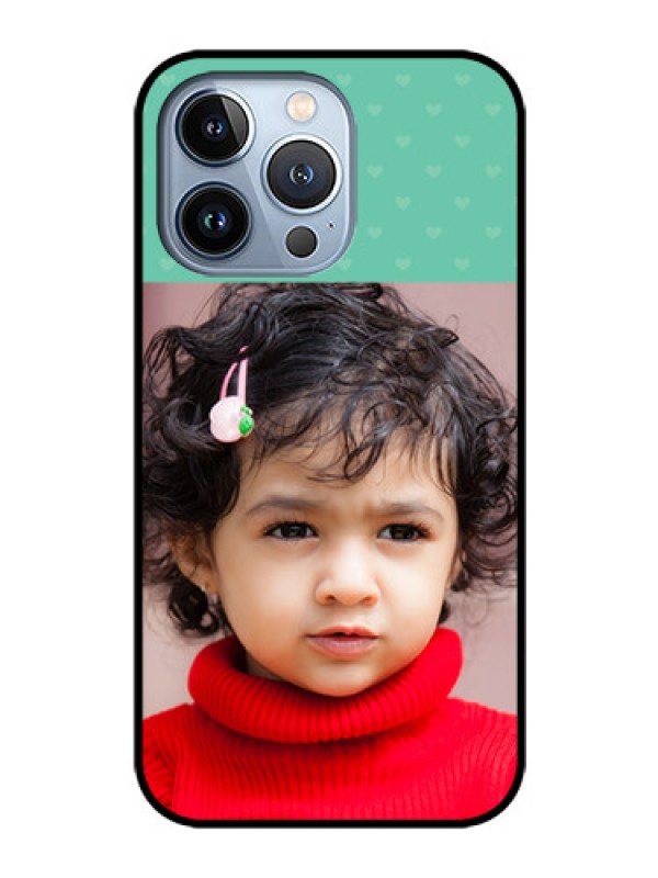 Custom iPhone 13 Pro Custom Glass Phone Case - Lovers Picture Design