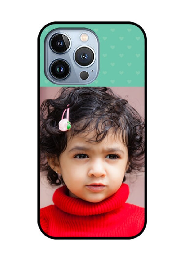 iPhone 13 Pro Custom Glass Phone Case - Lovers Picture Design