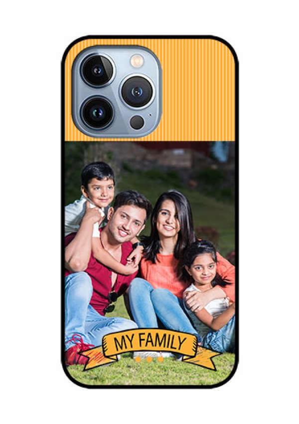 iPhone 13 Pro Custom Glass Phone Case - My Family Design