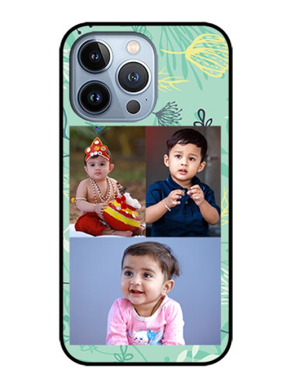 Custom iPhone 13 Pro Photo Printing on Glass Case - Forever Family Design