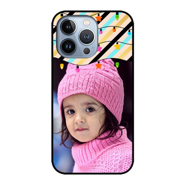 iPhone 13 Pro Custom Glass Mobile Case - Lights Hanging Design