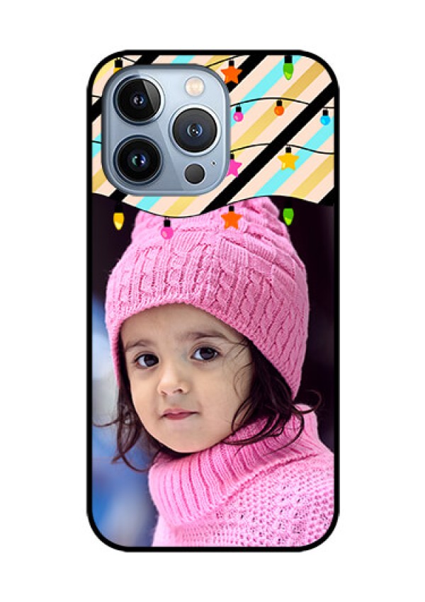 iPhone 13 Pro Custom Glass Mobile Case - Lights Hanging Design