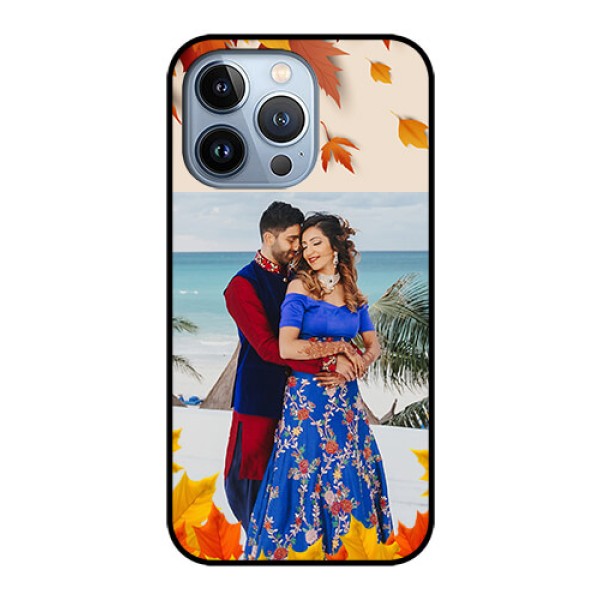 iPhone 13 Pro Photo Printing on Glass Case - Autumn Maple Leaves Design iPhone 13 Pro Photo Printing on Glass Case - Autumn Maple Leaves Design