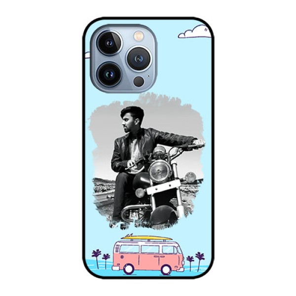 iPhone 13 Pro Photo Printing on Glass Case - Travel & Adventure Design iPhone 13 Pro Photo Printing on Glass Case - Travel & Adventure Design