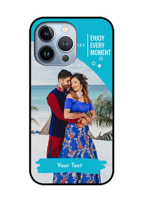 iPhone 13 Pro Custom Glass Mobile Case - Happy Moment Design