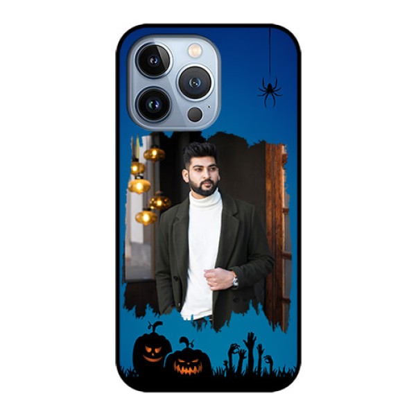 iPhone 13 Pro Photo Printing on Glass Case - with pro Halloween design iPhone 13 Pro Photo Printing on Glass Case - with pro Halloween design