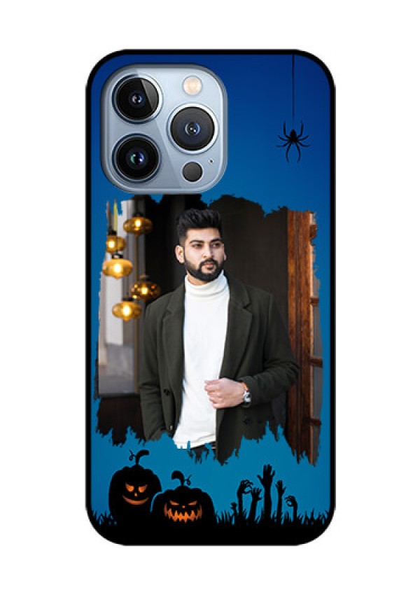 iPhone 13 Pro Photo Printing on Glass Case - with pro Halloween design