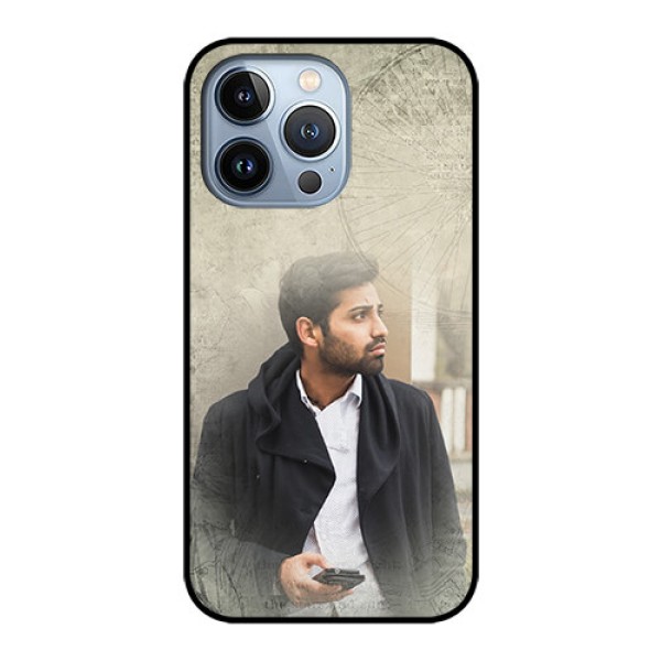 iPhone 13 Pro Custom Glass Phone Case - with vintage design
