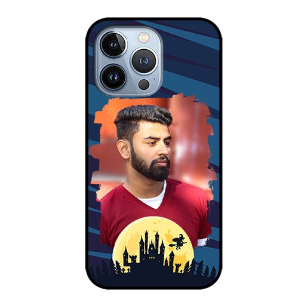 iPhone 13 Pro Photo Printing on Glass Case - Halloween Witch Design