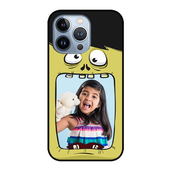 iPhone 13 Pro Personalized Glass Phone Case - Cartoon monster back case Design iPhone 13 Pro Personalized Glass Phone Case - Cartoon monster back case Design