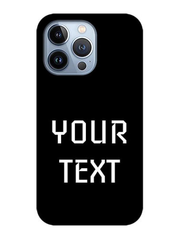 Custom iPhone 13 Pro Your Name on Glass Phone Case