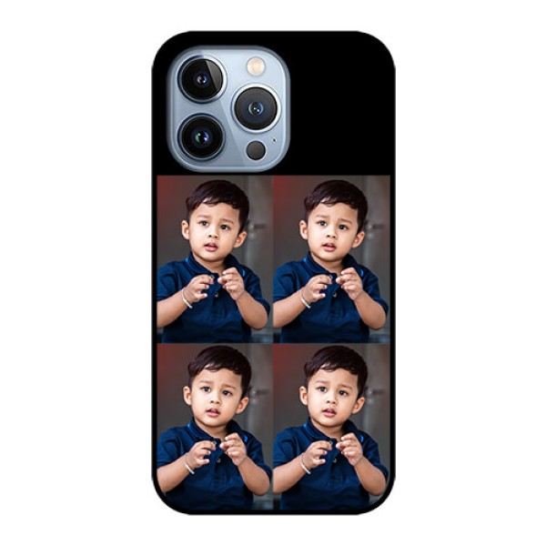 iPhone 13 Pro 4 Image Holder on Glass Mobile Cover