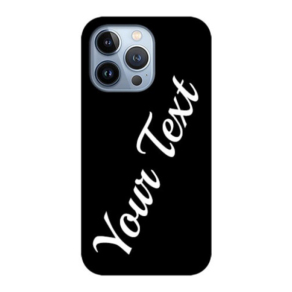 iPhone 13 Pro Custom Glass Mobile Cover with Your Name