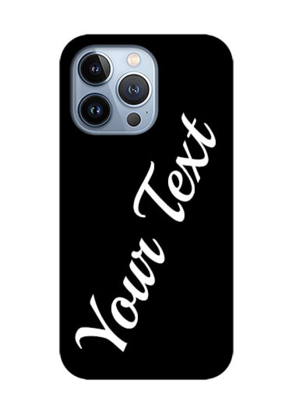 iPhone 13 Pro Custom Glass Mobile Cover with Your Name