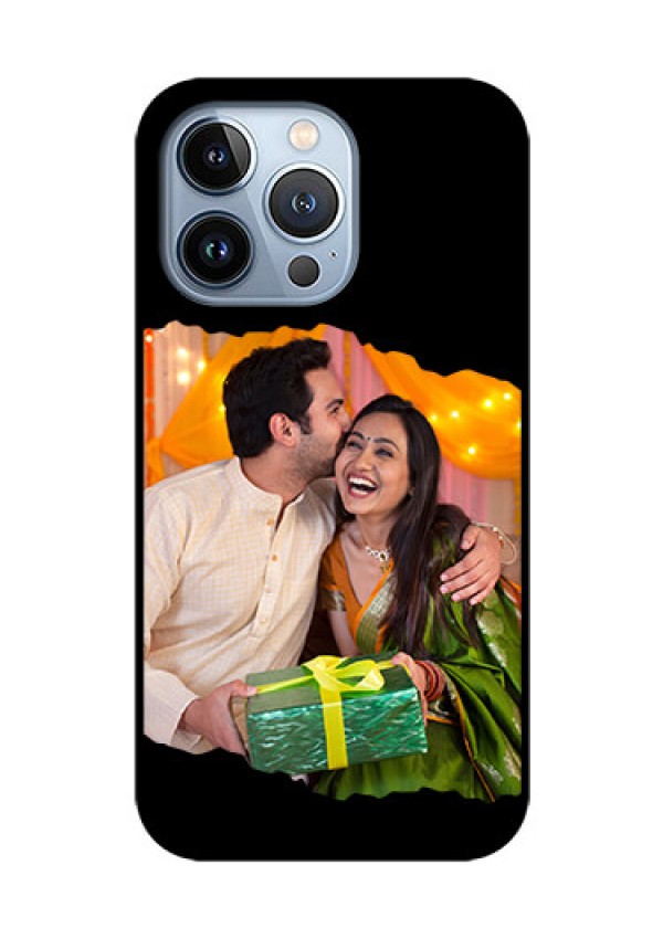 iPhone 13 Pro Custom Glass Phone Case - Tear-off Design