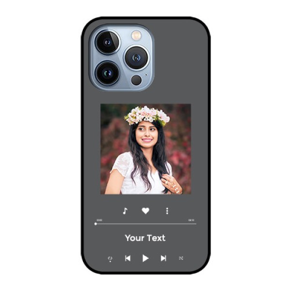 iPhone 13 Pro Custom Glass Mobile Case - Play The Music Design