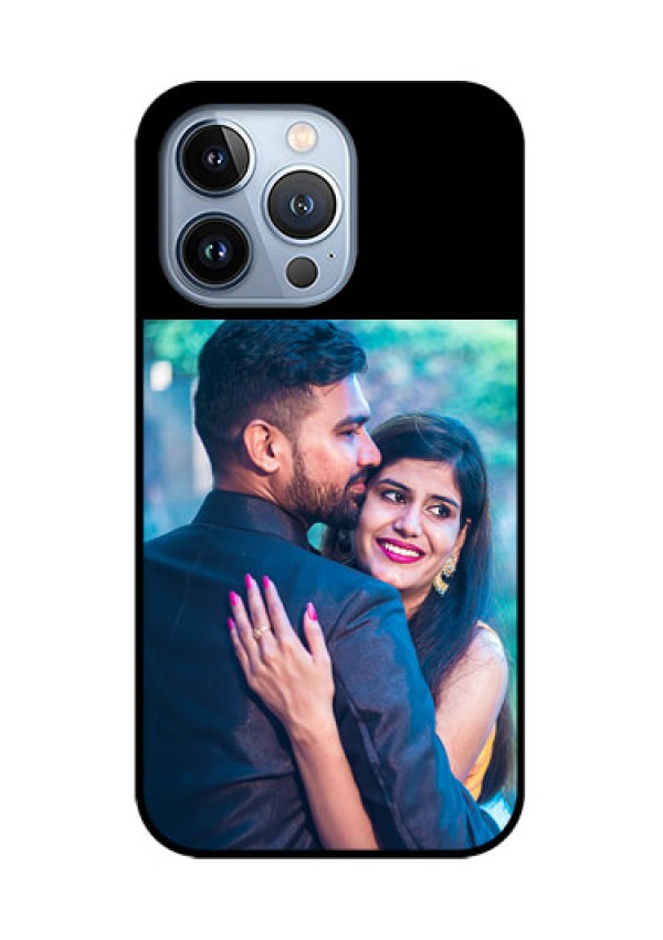 iPhone 13 Pro Custom Glass Phone Case - Upload Full Picture With Custom Color Design