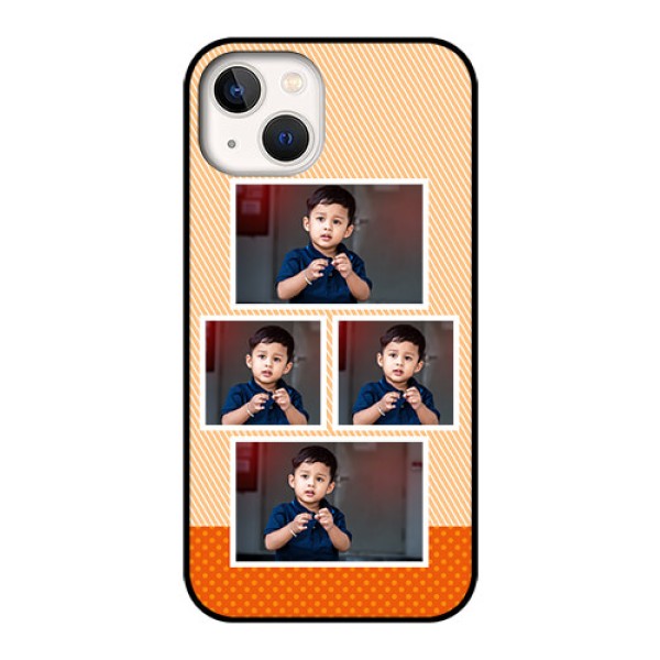 iPhone 13 Photo Printing on Glass Case - Bulk Photos Upload Design