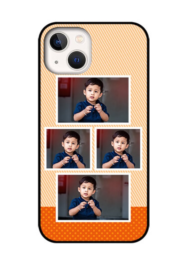 iPhone 13 Photo Printing on Glass Case - Bulk Photos Upload Design