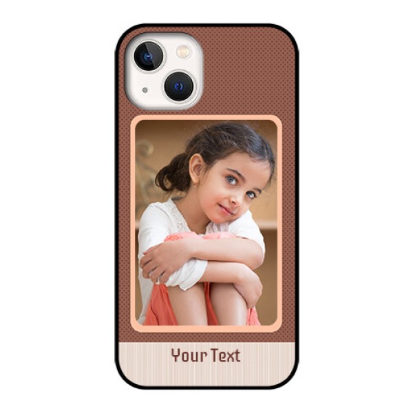 iPhone 13 Custom Glass Phone Case - Simple Pic Upload Design
