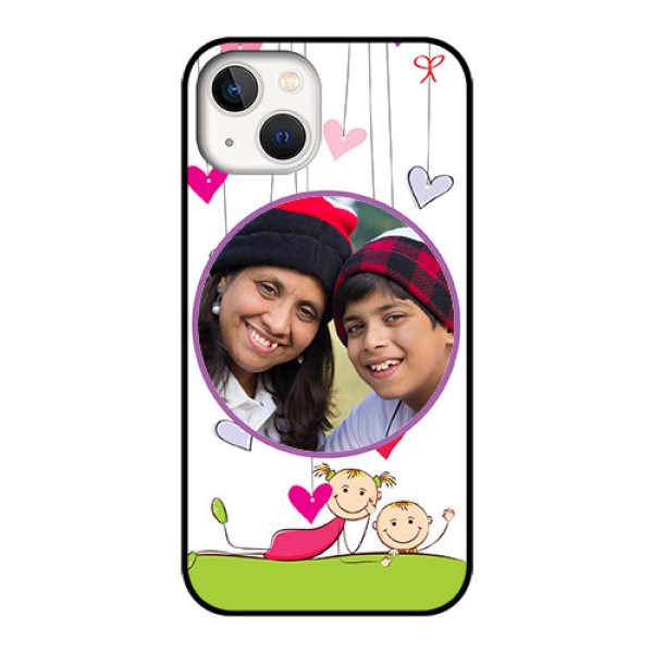 iPhone 13 Photo Printing on Glass Case - Cute Kids Phone Case Design