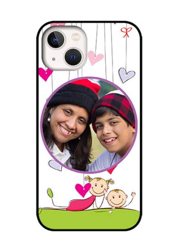 iPhone 13 Photo Printing on Glass Case - Cute Kids Phone Case Design