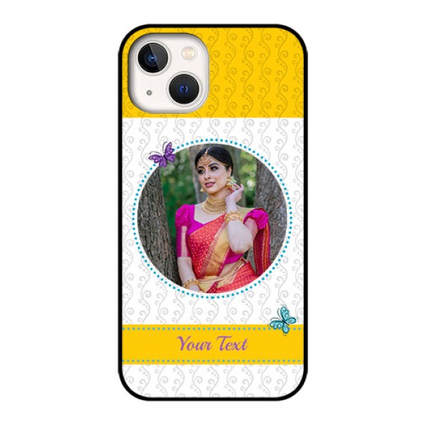 iPhone 13 Custom Glass Mobile Case - Girls Premium Case Design