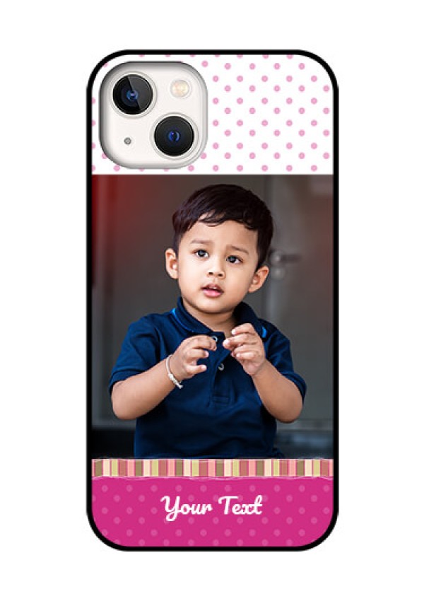 iPhone 13 Photo Printing on Glass Case - Cute Girls Cover Design