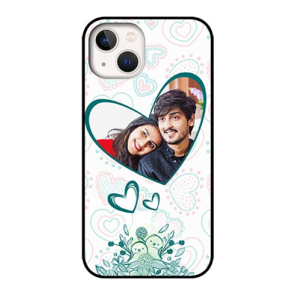 iPhone 13 Photo Printing on Glass Case - Premium Couple Design iPhone 13 Photo Printing on Glass Case - Premium Couple Design