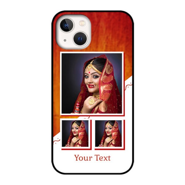iPhone 13 Custom Glass Phone Case - Wedding Memories Design iPhone 13 Custom Glass Phone Case - Wedding Memories Design