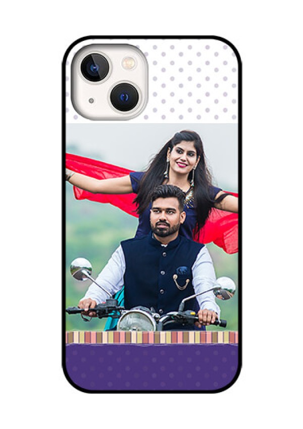 iPhone 13 Photo Printing on Glass Case - Cute Family Design