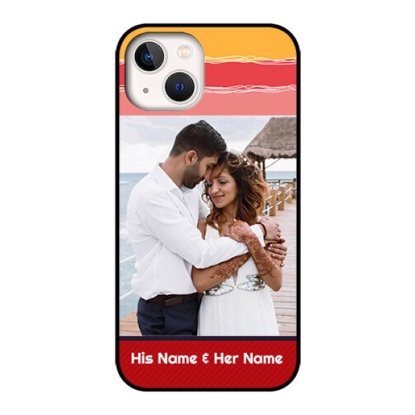 iPhone 13 Custom Glass Mobile Case - Colorful Case Design