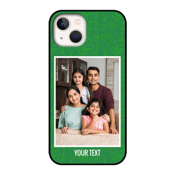 iPhone 13 Personalized Glass Phone Case - Picture Upload Design