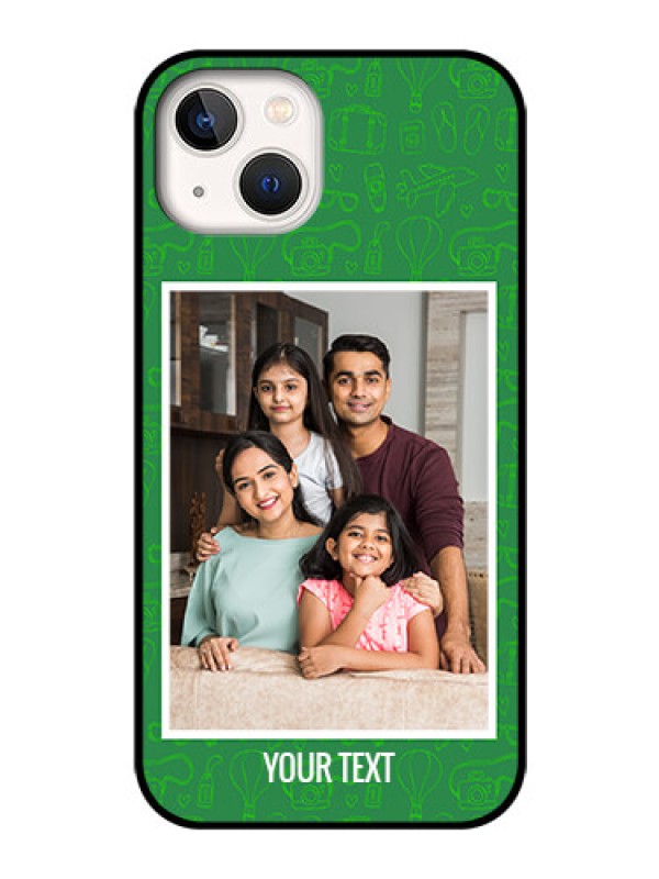 Custom iPhone 13 Personalized Glass Phone Case - Picture Upload Design