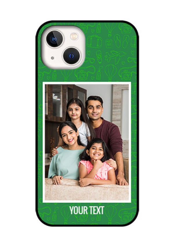 iPhone 13 Personalized Glass Phone Case - Picture Upload Design