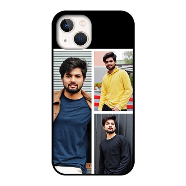 iPhone 13 Photo Printing on Glass Case - Upload Multiple Picture Design