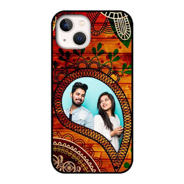 iPhone 13 Personalized Glass Phone Case - Abstract Colorful Design iPhone 13 Personalized Glass Phone Case - Abstract Colorful Design