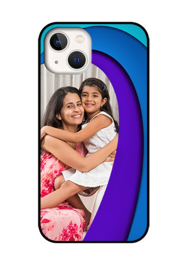 iPhone 13 Photo Printing on Glass Case - Simple Pattern Design