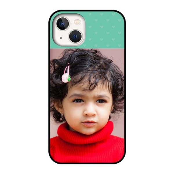 iPhone 13 Custom Glass Phone Case - Lovers Picture Design