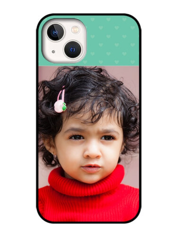 Custom iPhone 13 Custom Glass Phone Case - Lovers Picture Design